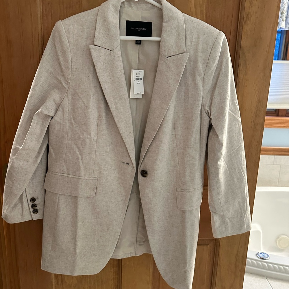 Banana Republic Beige Blazer